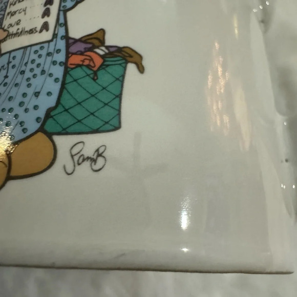 Vintage 1985 Precious Moments Teacher Coffee Cup Mug Love Never Fails - Picture 4 of 10